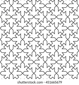 Geometric pattern, islamic motives, complex tiling 
