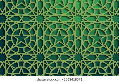 Geometric  pattern in islamic style