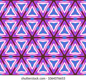 geometric pattern in lace style. Ethnic ornament. Vector illustration. For modern interior design, fashion textile print, colour floral wallpaper.