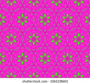 Geometric pattern in lace style. Ethnic ornament. Vector illustration. For modern interior design, fashion textile print.