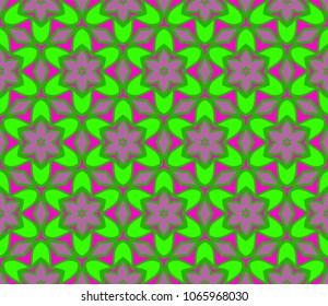 Geometric pattern in lace style. Ethnic ornament. Vector illustration. For modern interior design, fashion textile print.