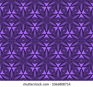 Geometric pattern in lace style. Ethnic ornament. Vector illustration. For modern interior design, fashion textile print.