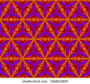 Geometric pattern in lace style. Ethnic ornament. Vector illustration. For modern interior design, fashion textile print.