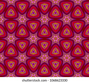 Geometric pattern in lace style. Ethnic ornament. Vector illustration. For modern interior design, fashion textile print.