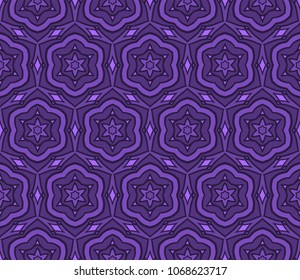 geometric pattern in lace style. Ethnic ornament. Vector illustration. For modern interior design, fashion textile print, colour floral wallpaper.