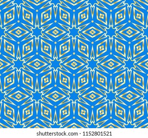 Geometric pattern in lace style. Ethnic ornament. Vector illustration. For modern interior design, fashion textile print, wallpaper.