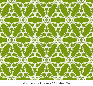 Geometric pattern in lace style. Ethnic ornament. Vector illustration. For modern interior design, fashion textile print, wallpaper.