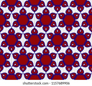 geometric pattern in lace style. Ethnic ornament. Vector illustration. For modern interior design, fashion textile print, wallpaper.