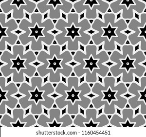 geometric pattern in lace style. Ethnic ornament. Vector illustration. For modern interior design, fashion textile print, wallpaper.