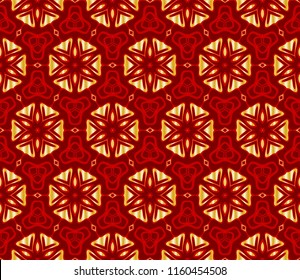 geometric pattern in lace style. Ethnic ornament. Vector illustration. For modern interior design, fashion textile print, wallpaper.