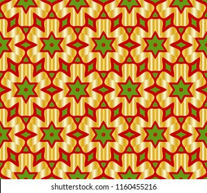 geometric pattern in lace style. Ethnic ornament. Vector illustration. For modern interior design, fashion textile print, wallpaper.