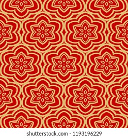 geometric pattern in lace style. Ethnic ornament. Vector illustration. For modern interior design, fashion textile print, wallpaper