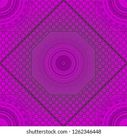 geometric pattern in lace style. Ethnic ornament. Vector illustration. For modern interior design, fashion textile print, wallpaper.