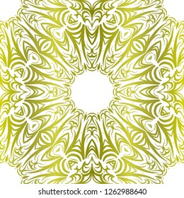 geometric pattern in lace style. Ethnic ornament. Vector illustration. For modern interior design, fashion textile print, wallpaper.