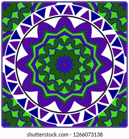 geometric pattern in lace style. Ethnic ornament. Vector illustration. For modern interior design, fashion textile print, wallpaper