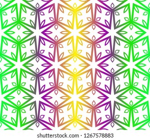 Geometric Pattern In Lace Style. Ethnic Ornament. Vector Illustration. For Modern Interior Design, Fashion Textile Print, Wallpaper