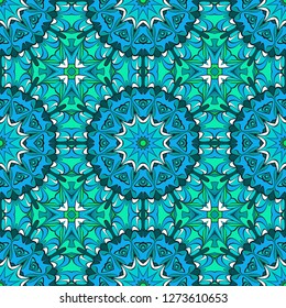 geometric pattern in lace style. Ethnic ornament. Vector illustration. For modern interior design, fashion textile print, wallpaper