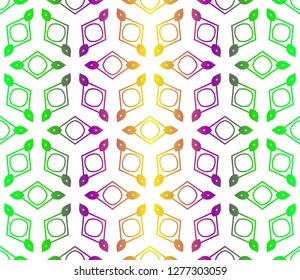 Geometric Pattern In Lace Style. Ethnic Ornament. Vector Illustration. For Modern Interior Design, Fashion Textile Print, Wallpaper