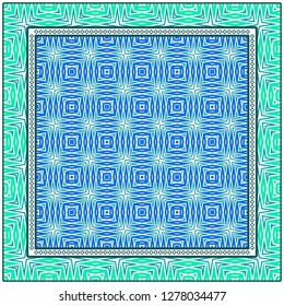 geometric pattern in lace style. Ethnic ornament. Vector illustration. For modern interior design, fashion textile print, wallpaper