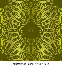 geometric pattern in lace style. Ethnic ornament. Vector illustration. For modern interior design, fashion textile print, wallpaper.