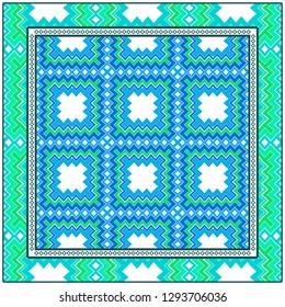 geometric pattern in lace style. Ethnic ornament. Vector illustration. For modern interior design, fashion textile print, wallpaper