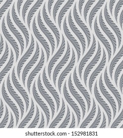 The geometric pattern of leaves. Seamless vector background.