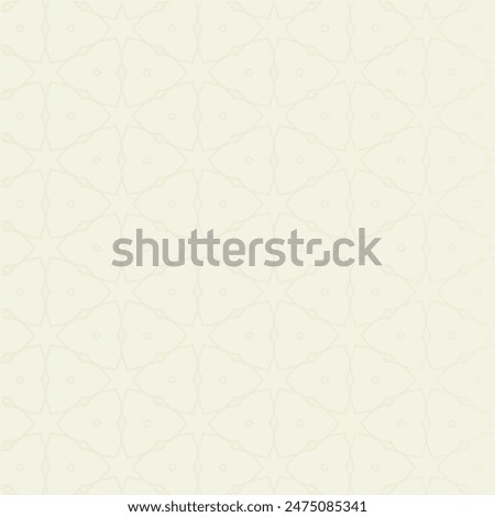 A geometric pattern in light beige, ideal for Islamic event backgrounds and posts. This elegant design adds a touch EYE CATCHY to religious and cultural announcements, festivals. Editable. EPS 10.