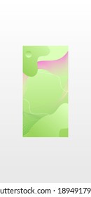 Geometric pattern. Light green. Vector fluid poster illustration with abstract texture. Art for design project as background for invitation or greeting cards, flyer, poster or presentation.