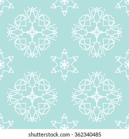 The geometric pattern with lines ,Abstract seamless pattern, Vector seamless pattern.  Powder Blue Seamless pattern. Seamless floral pattern.