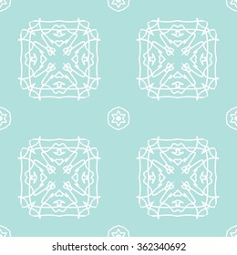The geometric pattern with lines ,Abstract seamless pattern, Vector seamless pattern.  Powder Blue Seamless pattern. Seamless floral pattern.