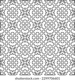 Patrón geométrico de las líneas.  Patrón blanco y negro para página web, texturas, tarjeta, afiche, tela, textil.