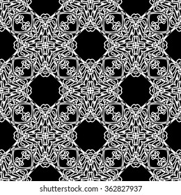 The geometric pattern with lines , black and white Vector seamless pattern, Vector Seamless pattern, Repeating geometric, Seamless floral pattern,Modern stylish texture.