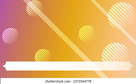 Geometric Pattern With Lines, Circle . For Template Cell Phone Backgrounds. Vector Illustration with Color Gradient.