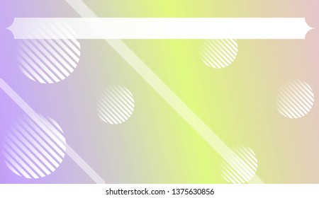 Geometric Pattern With Lines, Circle . For Template Cell Phone Backgrounds. Vector Illustration with Color Gradient.