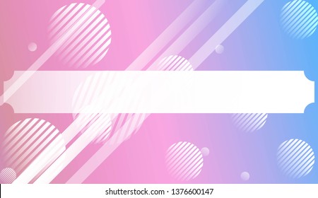 Geometric Pattern With Lines, Circle . For Template Cell Phone Backgrounds. Vector Illustration with Color Gradient.