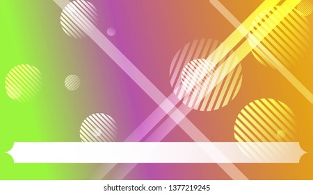 Geometric Pattern With Lines, Circle . For Template Cell Phone Backgrounds. Vector Illustration with Color Gradient.