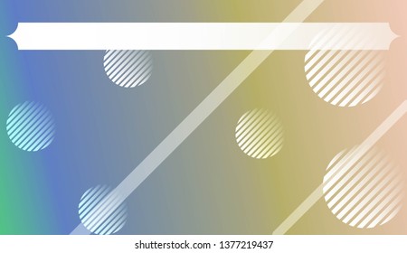 Geometric Pattern With Lines, Circle . For Template Cell Phone Backgrounds. Vector Illustration with Color Gradient.