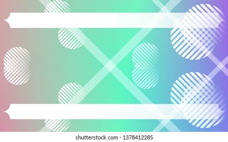 Geometric Pattern With Lines, Circle . For Template Cell Phone Backgrounds. Vector Illustration with Color Gradient.