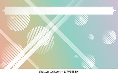 Geometric Pattern With Lines, Circle . For Template Cell Phone Backgrounds. Vector Illustration with Color Gradient.