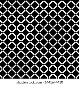 Geometric pattern with lines, rhombuses A seamless vector background. Black-whaite