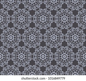 Geometric pattern with lines, rhombuses, simple form. Seamless vector background.