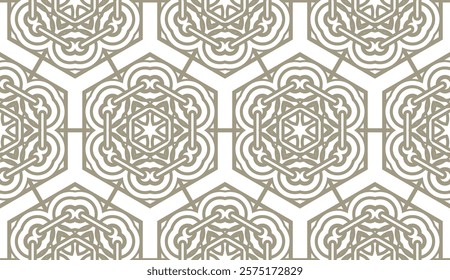 Geometric pattern with lines, rhombuses, simple form. Seamless vector background.