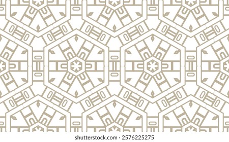 Geometric pattern with lines, rhombuses, simple form. Seamless vector background.