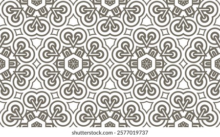 Geometric pattern with lines, rhombuses, simple form. Seamless vector background.