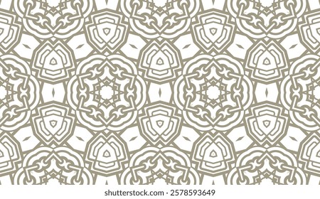 Geometric pattern with lines, rhombuses, simple form. Seamless vector background.