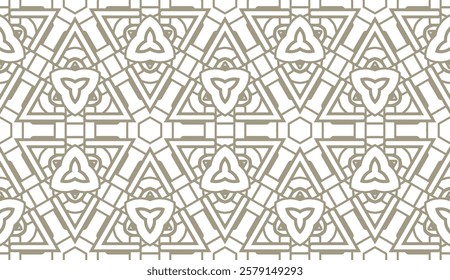 Geometric pattern with lines, rhombuses, simple form. Seamless vector background.