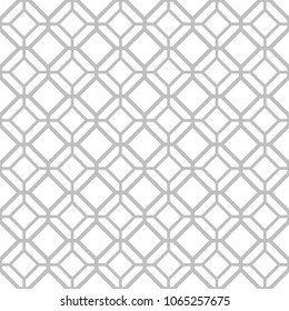 The geometric pattern with lines . Seamless background. White and Gray texture. Graphic modern pattern.