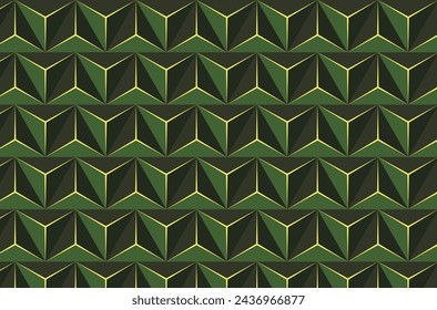 Geometric pattern with lines. Seamless background. Gold and dark blue texture. Graphic modern pattern. Simple lattice graphic design