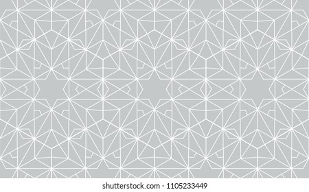 The geometric pattern with lines. Seamless vector background. White and grey texture. Graphic modern pattern. Simple lattice graphic design