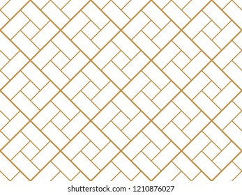 The geometric pattern with lines. Seamless vector background. White and gold texture. Graphic modern pattern. Simple lattice graphic design The geometric pattern with lines. Seamless vector background. White and gold texture. Graphic modern pattern. Simple lattice graphic design